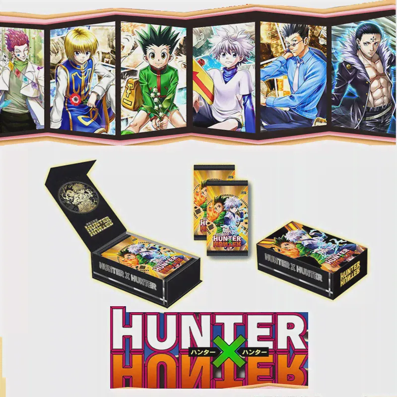 Коллекционные Карточки Hunter x Hunter, аниме фигурка Hisoka, экшн-фигурка Гон, Фрикс, Killua Zoldyck, статуэтка, рождественские игрушки (art.: 3920be49b5eee)-3