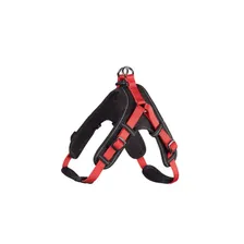 Hunter шлейка для собак Neopren Vario Quick L (67-80)/2,5 см нейлон/неопрен красный/черный в Москве