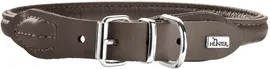 Hunter ошейник д/собак Round&Soft Elk 60 51-56см/10мм кожа кофе