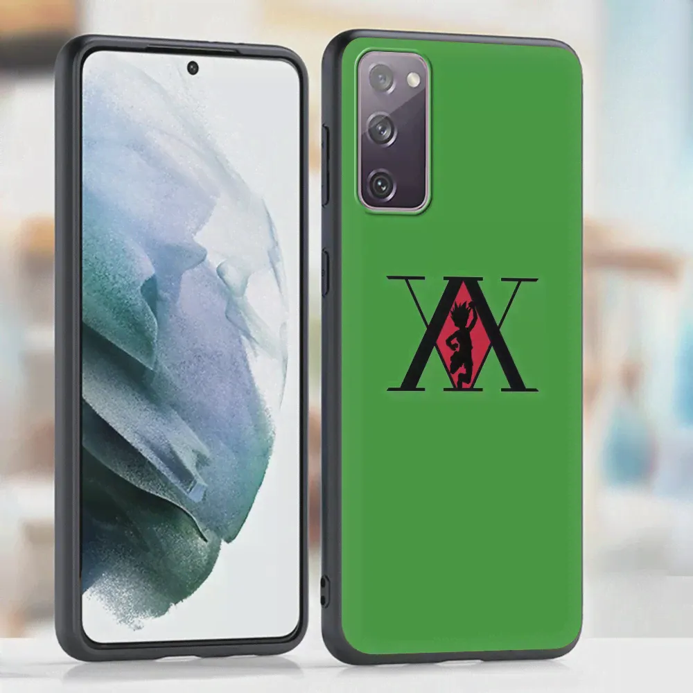 🛍 Чехол для телефона Hunter X Hunter HXH, аниме чехол для Samsung Galaxy S21 Ultra S20 FE S10 S9 Plus S10E S8 Note 20 10 Lite, черный чехол