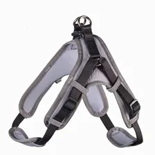 Шлейка для собак HUNTER Neopren Vario Quick нейлон/неопрен чёрный/серый M 55-70см