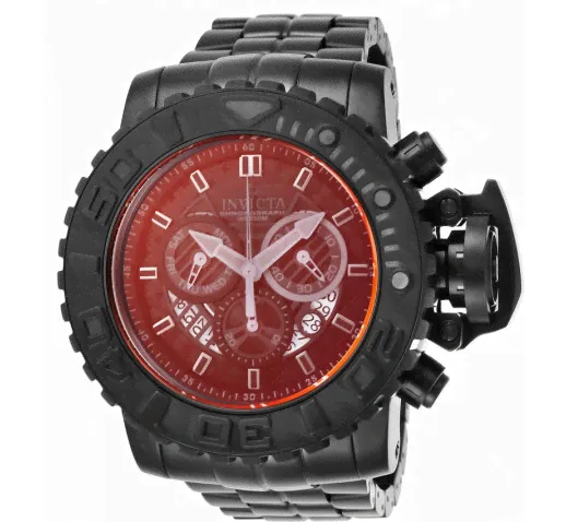 Invicta Sea Hunter Полностью Черные Часы с Окрашенным Стеклом - 26326-0