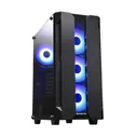Компьютерный корпус Chieftec Hunter GS-01B-OP, ATX, боковое стекло, черный