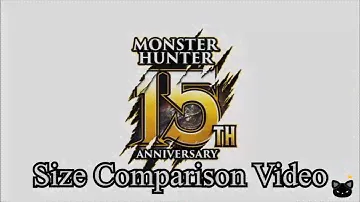 Monster Hunter Monsters Size Comparison 2019
