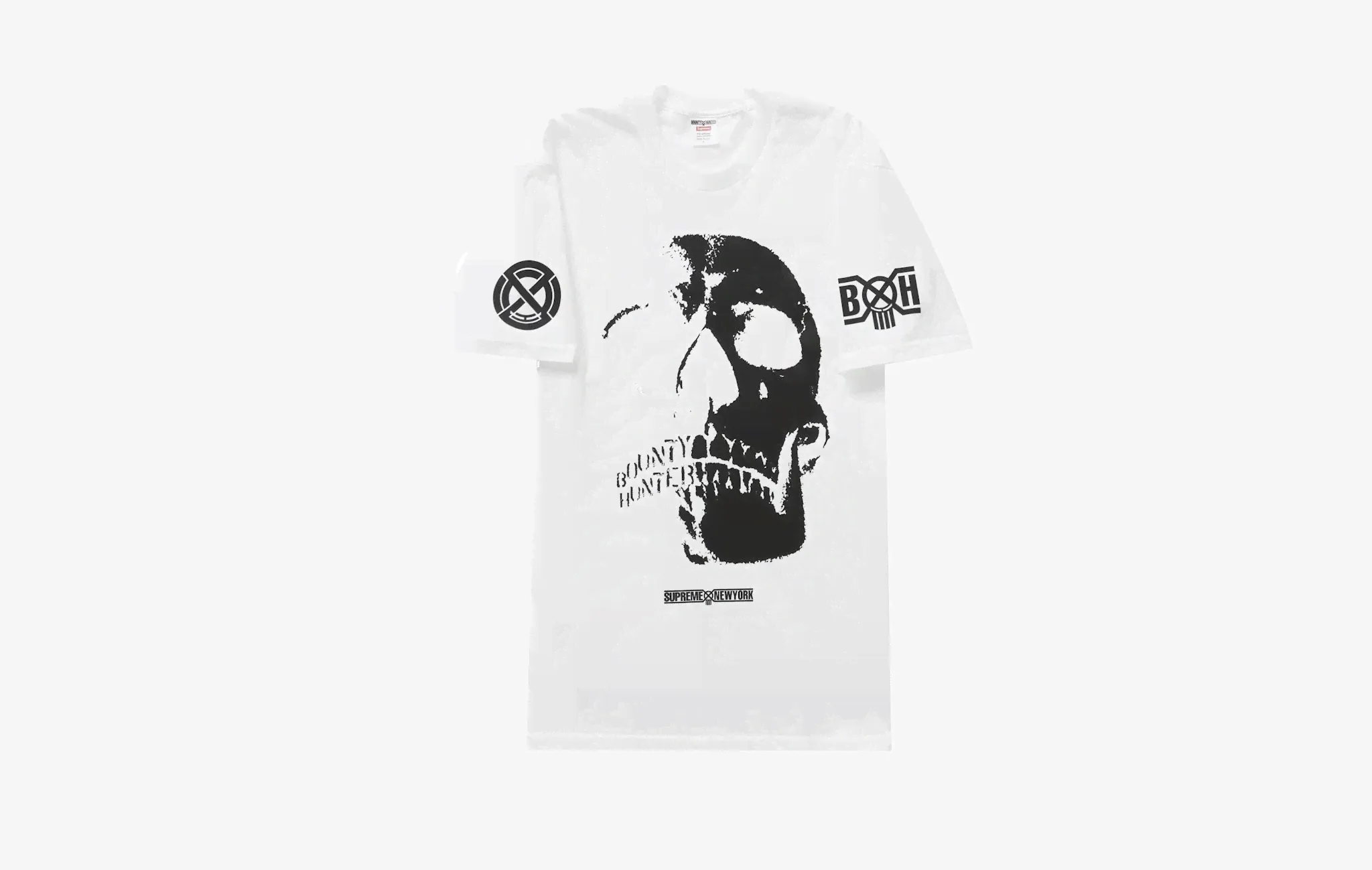 Bounty Hunter Skulls Tee "White"