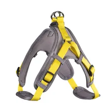 Hunter шлейка для собак Neopren Vario Quick M (55-70)/1,5 смнейлон/неопрен желтый/бежевый
