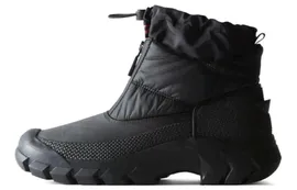 HUNTER Snow Boots Men Black