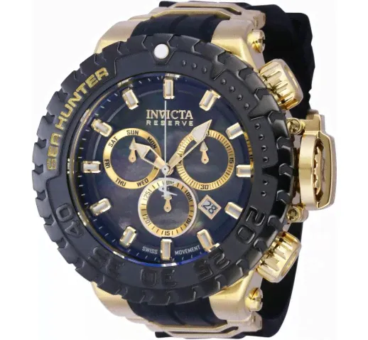 Invicta Reserve Sea Hunter Золотистый Корпус Мужские Часы 57 мм - 41007