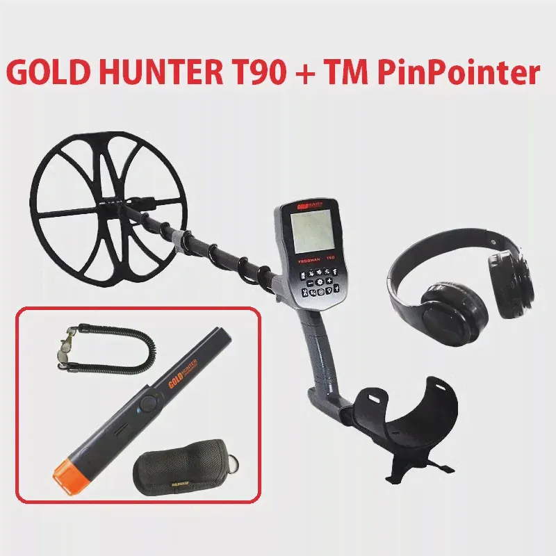 Профессиональный металлоискатель Gold Hunter T90, ручной подземный металлодетектор (art.: 3920b9a98b4be)-3