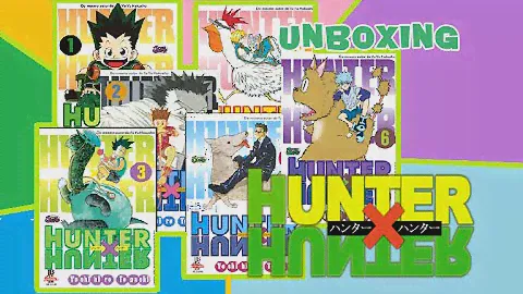 Mangá - Hunter X Hunter: Volume 1, 2, 3, 4, 5 e 6 - UNBOXING