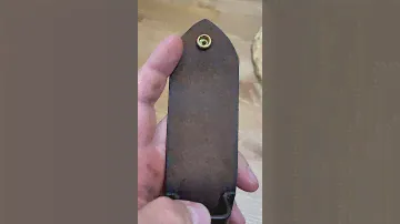 Buck 110 leather case. Ножны для Buck 110 с горизонтальным расположением.
