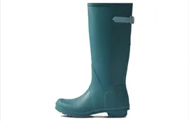 HUNTER Refined Rain Boots Women's Blue