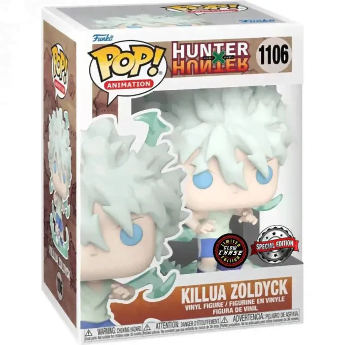 Фигурка Funko POP! Animation Hunter x Hunter Killua w/(GW) Chase (Exc) (1106) 59226 Fun25491904-0