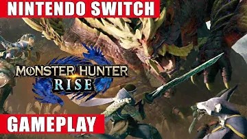 Monster Hunter Rise Nintendo Switch Gameplay