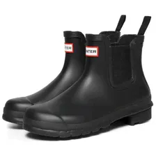 HUNTER Chelsea Boots Women's Black